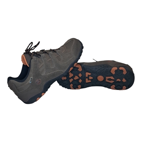 Hi-Tec Quadra II Waterproof Hiking Shoes Men’s 13 Taupe/Burnt Orange - Picture 16 of 16